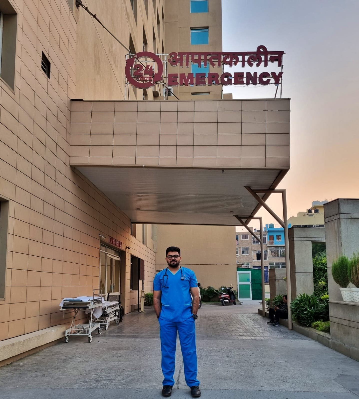 Outside the Emergency Department, Manipal Hospitals